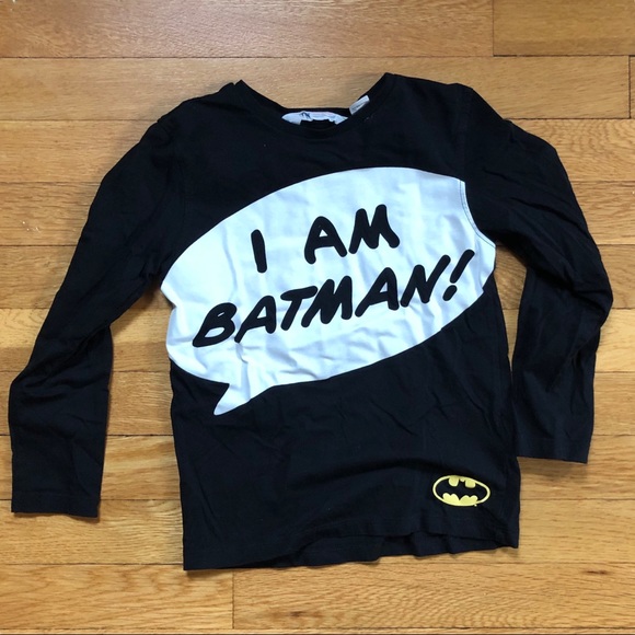 H&M Other - 🌟I AM BATMAN 🦇 LS Tee H&M